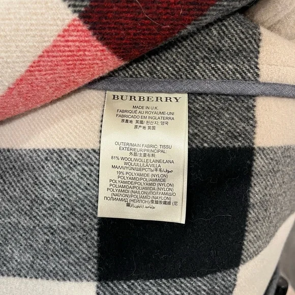 Burberry Brit Charcoal Pea Coat - Picture 6 of 11